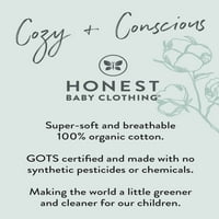 Искрена облека за бебиња бебе и дете момче или девојче Пол неутрален органски памук маици со краток ракав