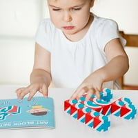 Бебе САМОСТОЈНИ Градежни Блокови Играчка Големи Честички И Лесен За Разбирање Подарок За Деца Деца Бебе А