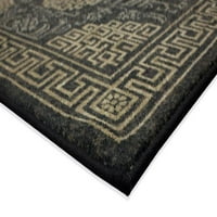 Печатен килим со прецизност на домашен дом, Мејсон Блек, 8 '10'