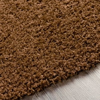 Уметнички ткајачи Фурни Браун 2 '3' модерен килим со цврста област