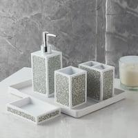 Мермер Плаза додаток за бања Колекција за сапун за бања сапун