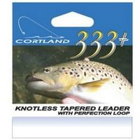 Линијата за риболов Кортланд класичен лидер со јамка 7.5 '10.4lb