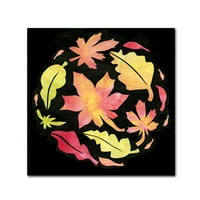 Трговска марка ликовна уметност „есенски лисја“ платно уметност до лето тали хилти