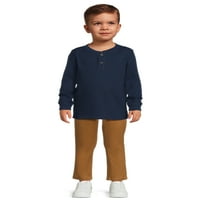 Garanimals Toddler Boy Slim Twill Pants, големини 12M-5T