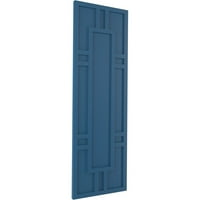 Ekena Millwork 15 W 43 H TRUE FIT PVC HASTINGS FIXED MONT SULTERS, SOJURN BLUE