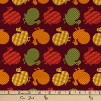 Дејвид Текстил, Inc. 22 18 yd памук празнични мисирки за шиење и занаетчиска ткаенина, кафеава
