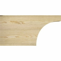 6 W 12 H 24 L HUNTINGTON Rough Sawn Rafter Tail, Douglas Fir