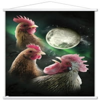 Џејмс Букер-Постер За Ѕид Од Пилешка Месечина Со Магнетна Рамка, 22.375 34