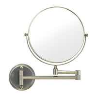 8 Двострано и wallидно огледало, изработено од месинг - сатен никел - годишна гаранција