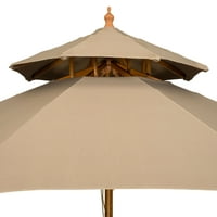 9 'дрвени нивоа пагода во стил на внатрешен чадор од иновации за трговска марка