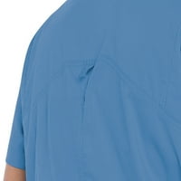 Машки стрии V-вратот Ripstop Еден џеб за чистење на врвот