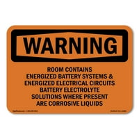 Предупредувачка Сала За Знаци Содржи Енергетски Системи За Батерии