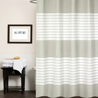 Pacey памучна ткаенина шарена завеса за туширање 70 72