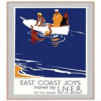 Печатење на постери за ликовна уметност за капење на морето