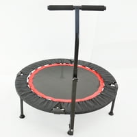 40 Преклопување на брануваа за деца, Aukfa Mini Toddler Trampoline со безбедносна подлога и потпирач за рака за внатрешно и