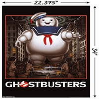 Ghostbusters - Останете puft Marshmallow Man Wall Wall Poster, 22.375 34