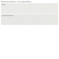 Колекција за прилагодени рефлексии, 2 ролетни со безжични фуни, бели, 1 4 ширина 72 Должина