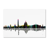 Марлен Вотсон Вашингтон DC Skyline Canvas Art