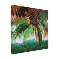Трговска марка ликовна уметност „Тропска палма II“ платно уметност од ieули oyој