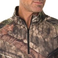 Realtree & Mossy Oak Men's Fleece Performance Camo Zip јакна