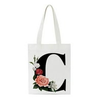 Продажба на Awdenio Персонализирана почетна торба за тота, цветен подарок за акварел за нејзината торба за тотални букви