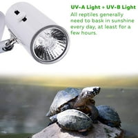 1 2 3 UVA+UVB 25W 50W 75W светилки, топлина и светлина за рептил на гуштери на желка и амфибиски резервоари, терариуми и кафези, работи со разни додатоци за ламби