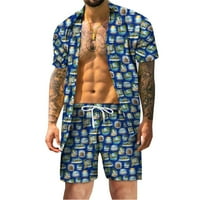 Мажи Модна Блуза Врвен Тропски Стил Печатење Хаваи Летна Кошула Печатење Кошули Мода Кратки Ракави Кошули За Плажа Слободно