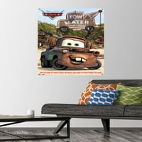 Дизни Пиксар Автомобили - Матер Ѕид Постер со Притисни Иглички, 22.375 34