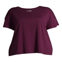 Terra & Sky Women's Plus Plus Size Resplated Fit маица, пакувања