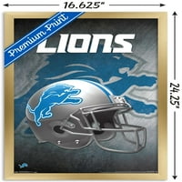 Детроит лавови - постер за wallидови на шлем, 14.725 22.375