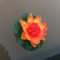 Симулација лотос цвет мини вештачко езерце DIY домашен резервоар за риби