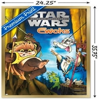 Војна На Ѕвездите: Евокс-Клучен Уметнички Ѕиден Постер, 22.375 34