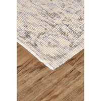 Michener потресена украсна волна килим, беж природен тен, килим со акцент од 2ft 3ft