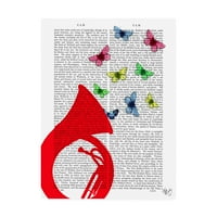 Трговска марка ликовна уметност „туба со платно на пеперутки“ од Фаб Фанки