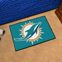 FanMats NFL - килим за стартување на делфини во Мајами