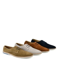 Tuck & von Manione Suede Perforated Lace-Up Derby Shoe