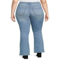 Тера и Скај женски плус големина на фармерки за подигање