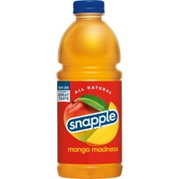 Snapple Mango лудило сок пијалок, fl oz, шише