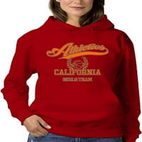 Калифорнија Девојки Тим Банер Худи Жени-Слика Од Shutterstock, Женски 5X-Голем
