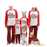 ЈИЛВУСТ Семејство Божиќ ПЈС поставува Божиќни пижами за семејни ирваси Божиќ џемаис за спиење за жени деца деца
