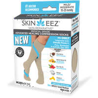 тен мала средна кожа-репаративни хидратантни чорапи за компресија за жени и мажи хг
