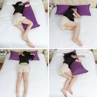 Единствени поволни перничиња памучни перници за тело ја покриваат виолетовата 20 48