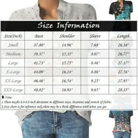Блузи За Жени Плус Големина Летна Секојдневна Блуза Со Кратки Ракави Кошули ЗА Одмор XL