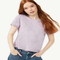 Бесплатно склопување женска исечена маица BO со кратки ракави