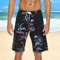 Graphicев Графички маички мажи лето излегување на врвови мажи модни обични копчиња Хаваи печатење Турнедан, блуза со кратки